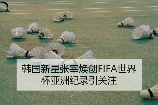 韩国新星张宰焕创FIFA世界杯亚洲纪录引关注